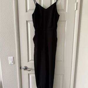 Elegant Black Sleeveless Jumpsuit